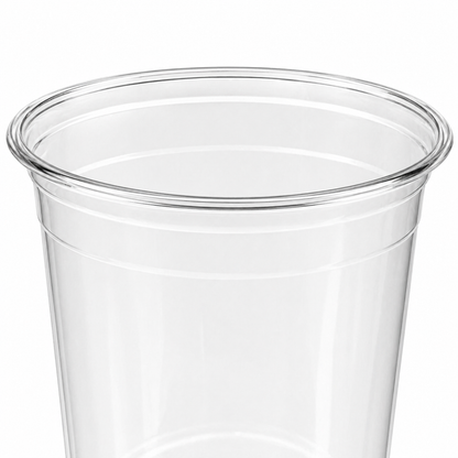 Rise Up 32 oz Clear PET Plastic Straight Wall Cold Cup - 300/Case