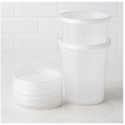 32oz Combo Deli Soup Container - 240/Case