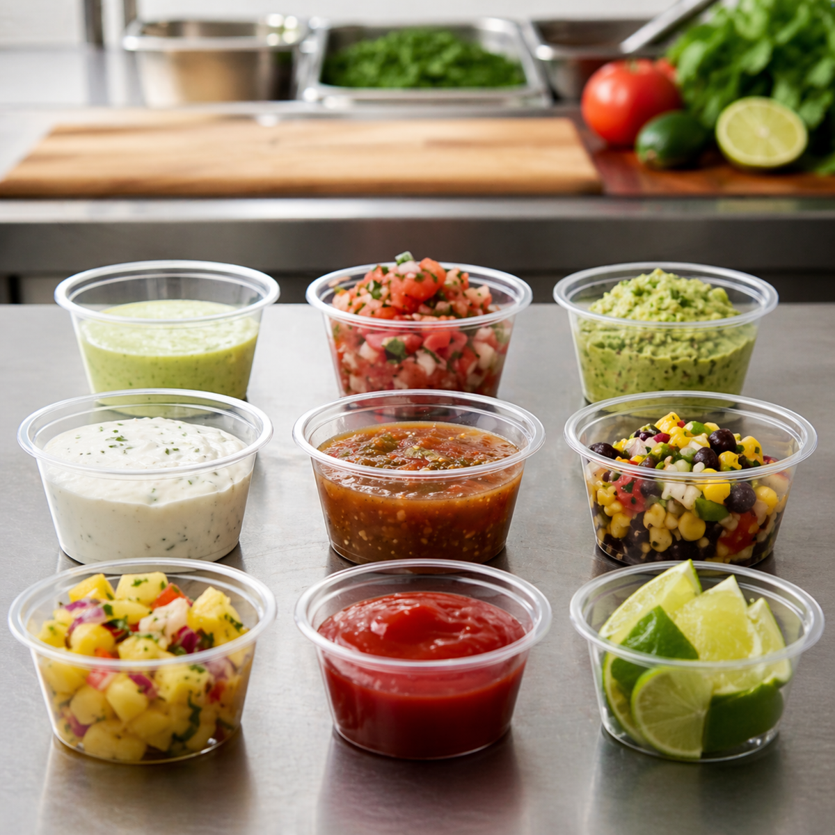 4 oz Clear Portion Cups, 2500 Count Case
