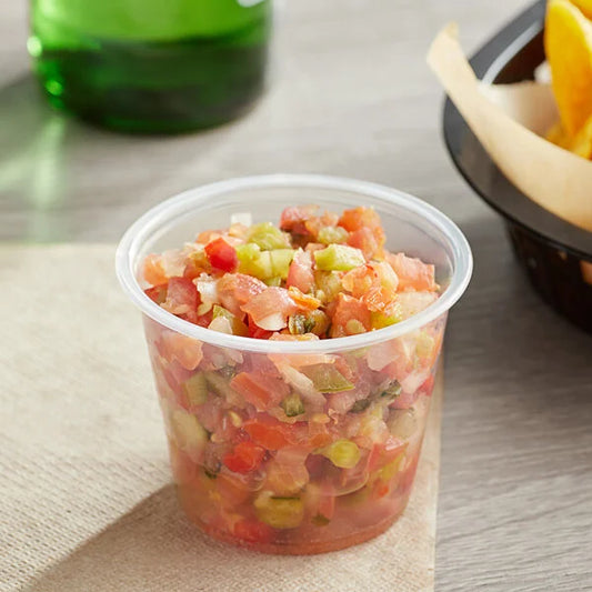 5.5oz. Clear Plastic Souffle Cup / Portion Cup Heavy Duty - 2,500/Case