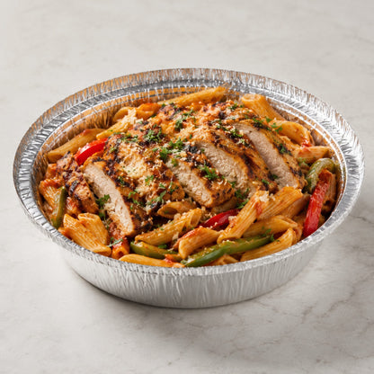 7" Round Heavy Duty Aluminum Foil Container - 500/Case