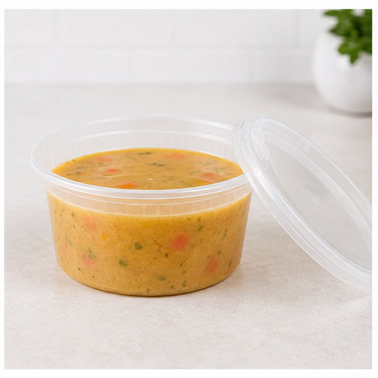 8oz Combo Deli Soup Container - 240/Case