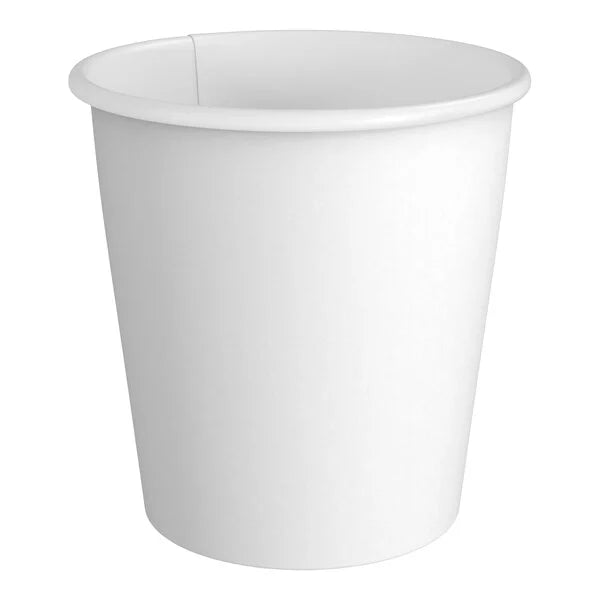8oz White Hot Cups - 1,000/Case