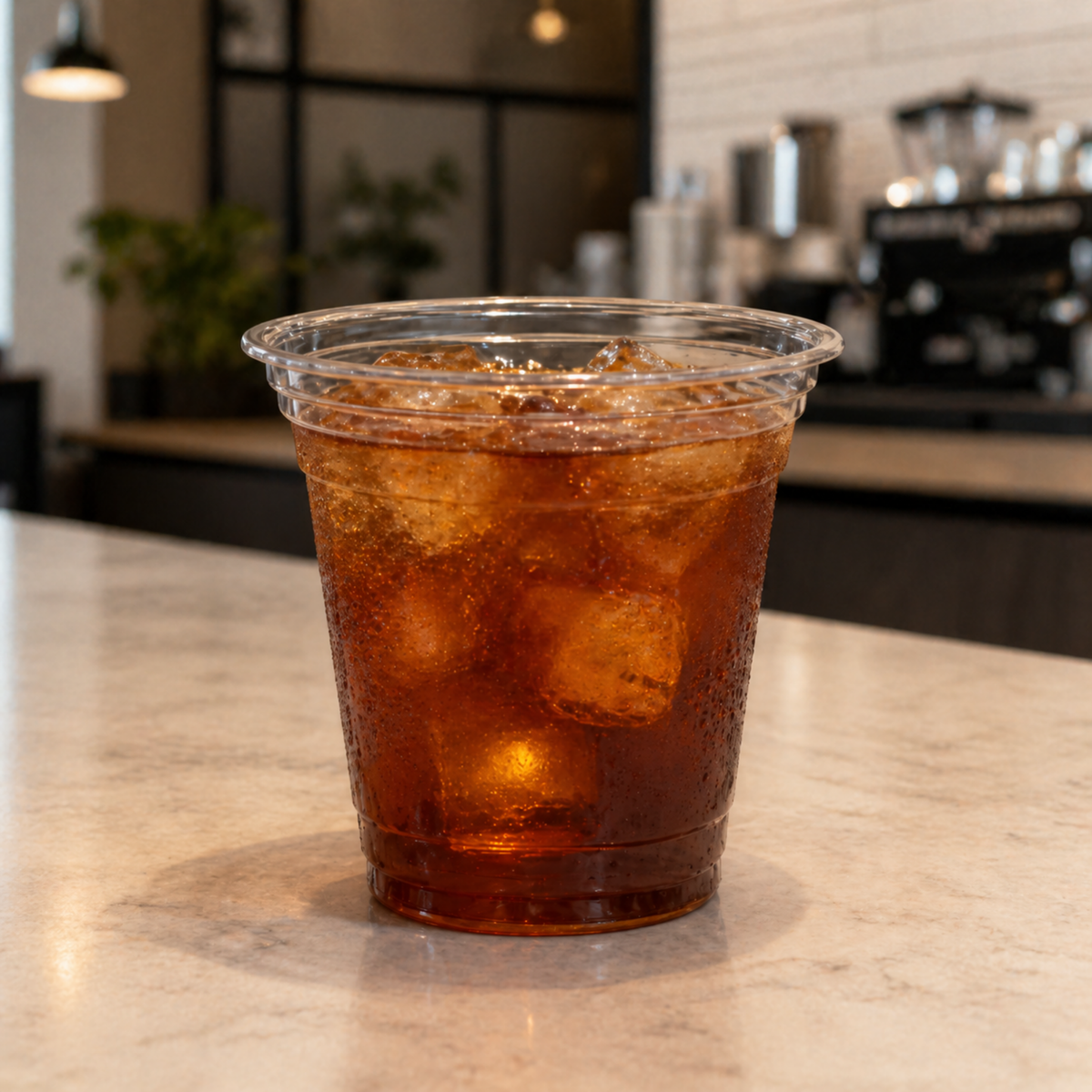 Rise Up 9 oz Clear PET Plastic Cold Cup - 1000/Case