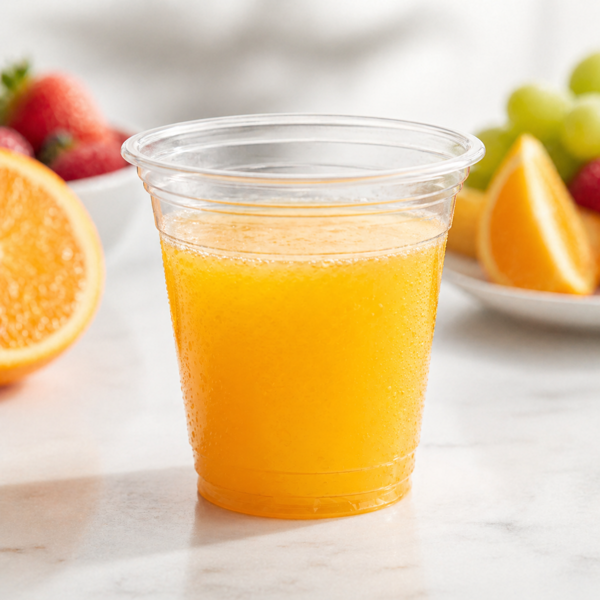 Rise Up 9 oz Clear PET Plastic Cold Cup - 1000/Case