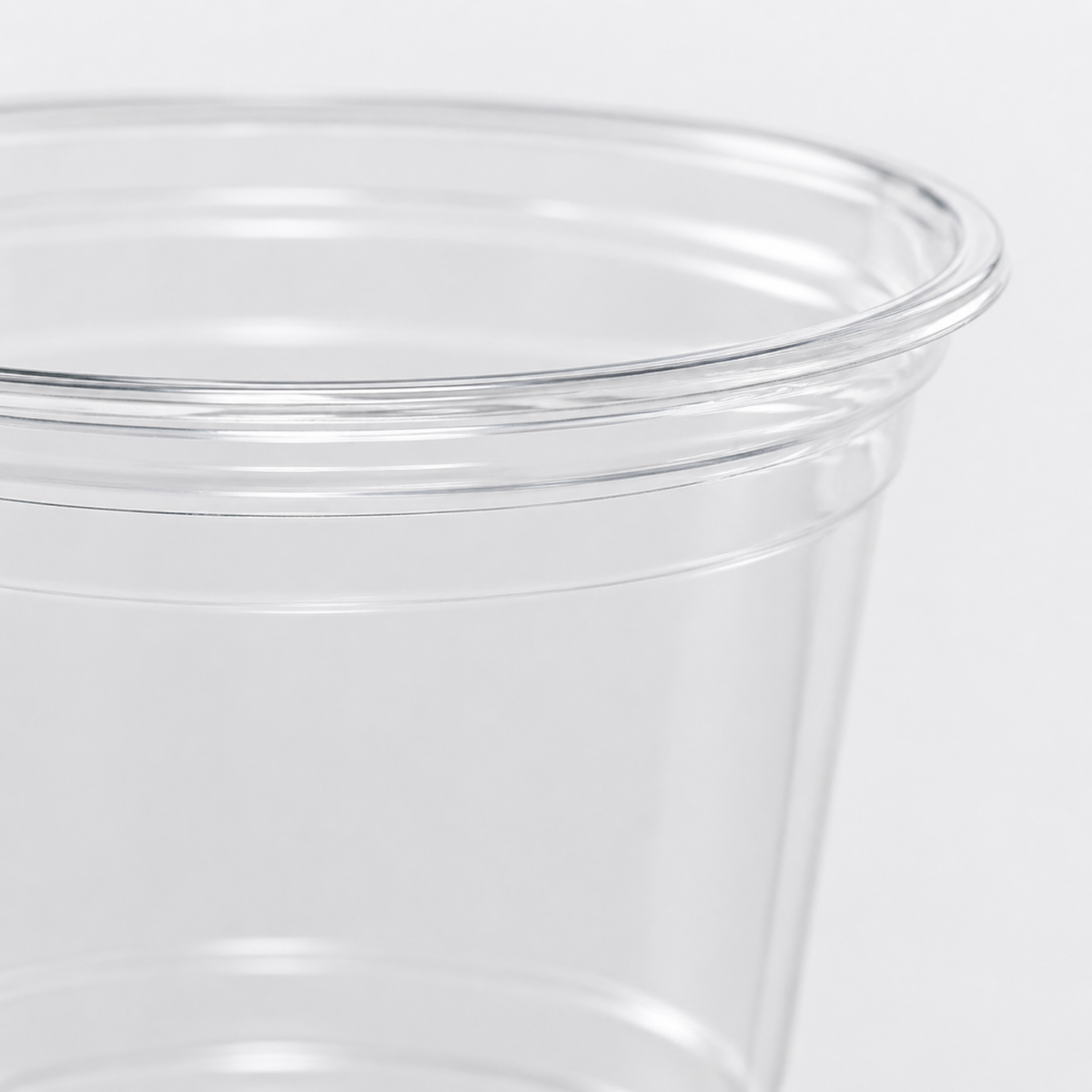 Rise Up 9 oz Clear PET Plastic Cold Cup - 1000/Case