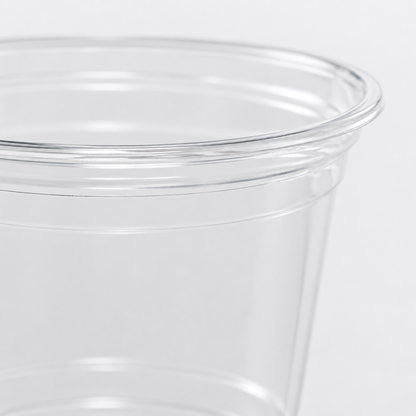 Rise Up 9 oz Clear PET Plastic Cold Cup - 1000/Case
