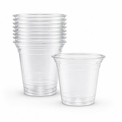 Rise Up 9 oz Clear PET Plastic Cold Cup - 1000/Case