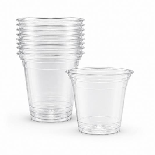 Rise Up 9 oz Clear PET Plastic Cold Cup - 1000/Case