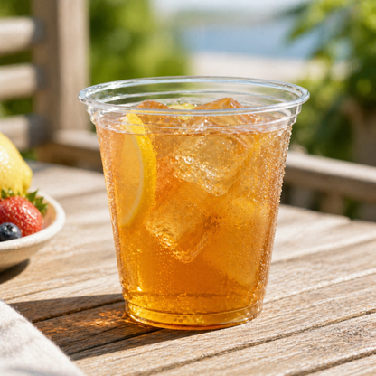 Rise Up 9 oz Clear PET Plastic Cold Cup - 1000/Case