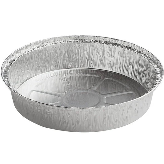 9" Round Aluminum Foil Pan Standard Weight - 500/Case