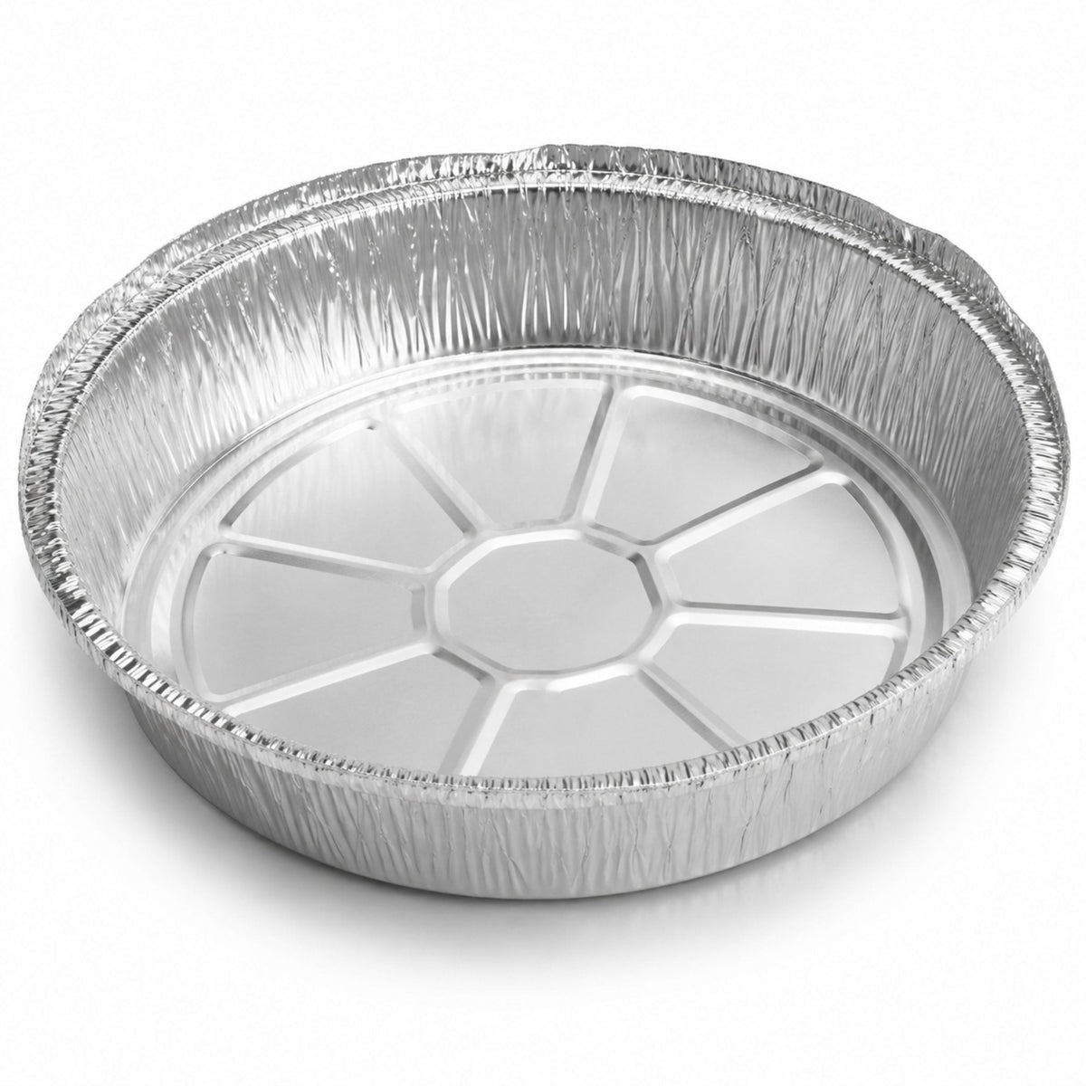 9" Round Heavy Duty Aluminum Foil Container - 500/Case