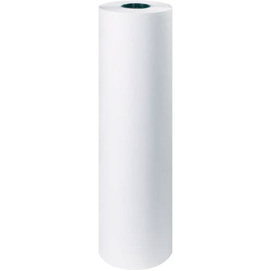 30'' x 720' 40 lb. White Butcher Paper Roll