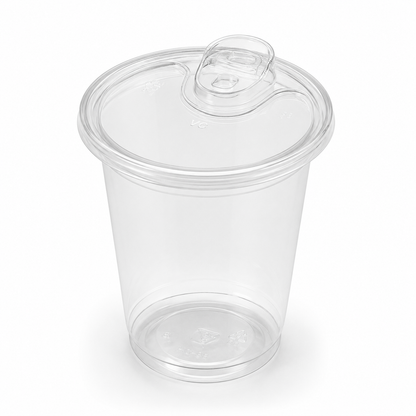 9-24 oz. Clear Strawless / Sip Lid - 1,000/Case