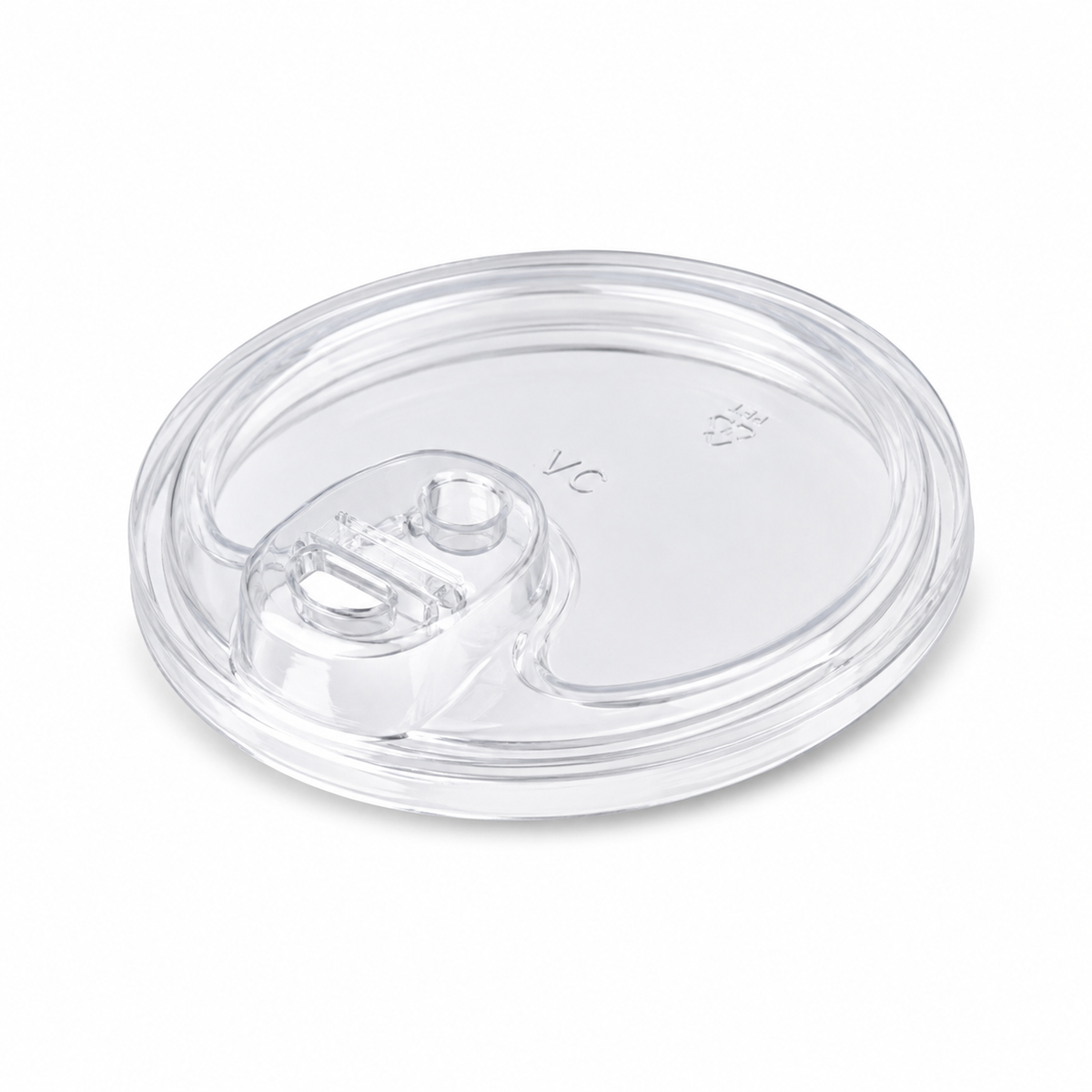 9-24 oz. Clear Strawless / Sip Lid - 1,000/Case