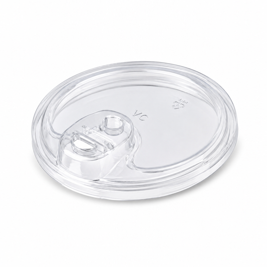 9-24 oz. Clear Strawless / Sip Lid - 1,000/Case