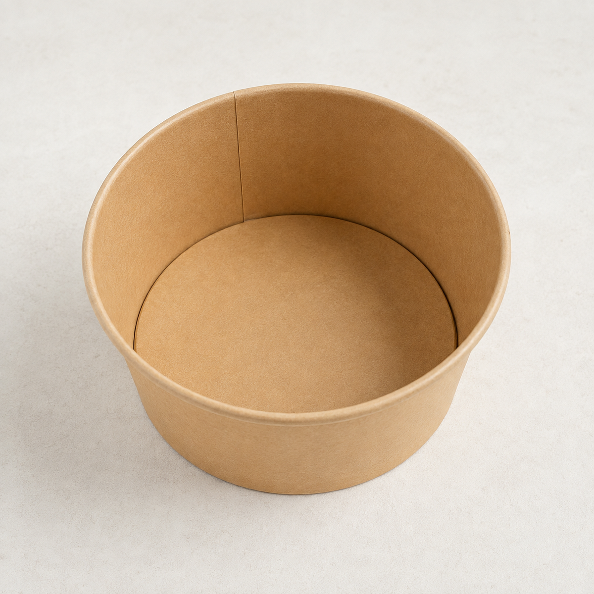 33 oz Round Kraft Food Container - 300/Case