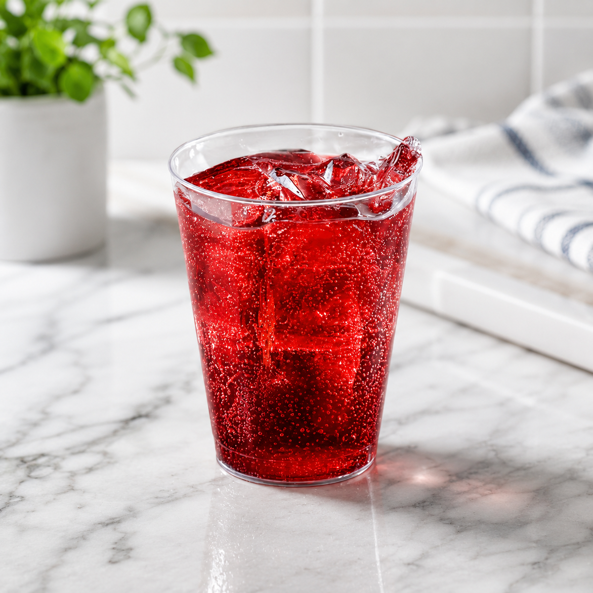 Fineline Clear Disposable Plastic Tumbler - 500/Case