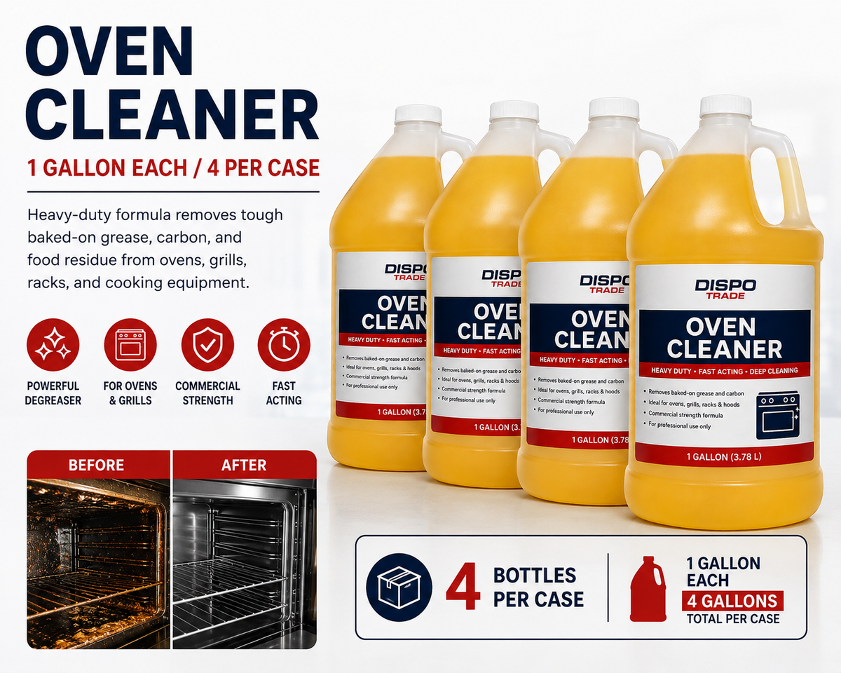 Oven Cleaner 4 Gallon/Case