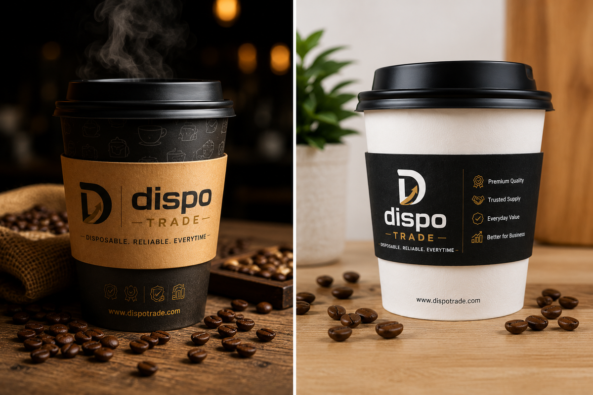 Kraft Coffee Cup Sleeve - 1,000/Case