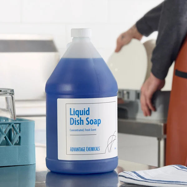 4 Gallon / 128 oz Each. Fresh Concentrated Liquid Dish Wash Soap - 4/Case