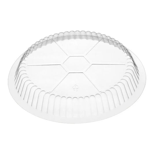 7" Clear Round Plastic Dome Lid - 500/Case