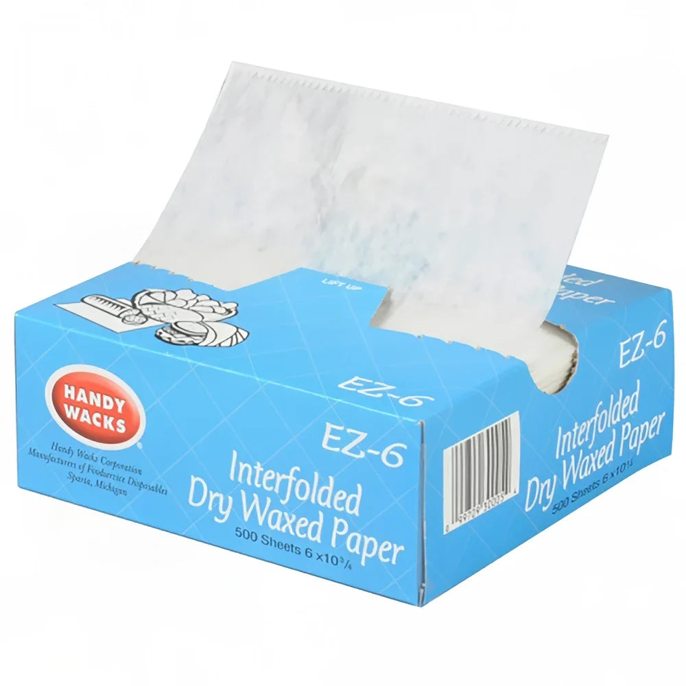 EZ 6 - 6" X 10 3/4' Dry Wax Paper - 6,000/Case