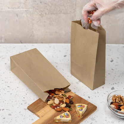 Canada #2 lb. Natural Kraft Paper Bag - 500/Pack