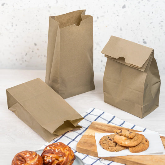 Canada 8 lb Natural Kraft Paper Bag - 500/Pack