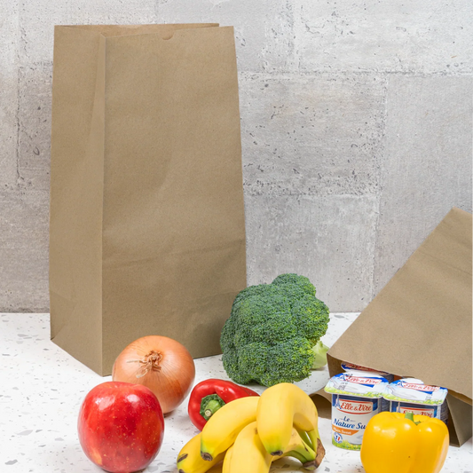 Canada 20 lb Natural Kraft Paper Bag - 500/Pack