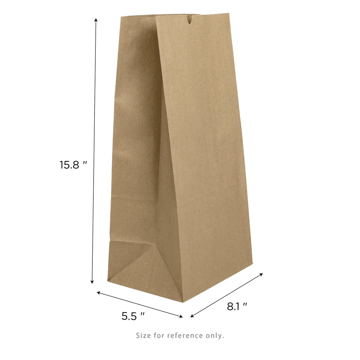 Canada 20 lb Natural Kraft Paper Bag - 500/Pack