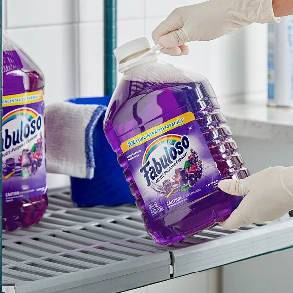 Fabuloso 1 Gallon Lavender Scent Multi-Purpose Cleaner - 4/Case