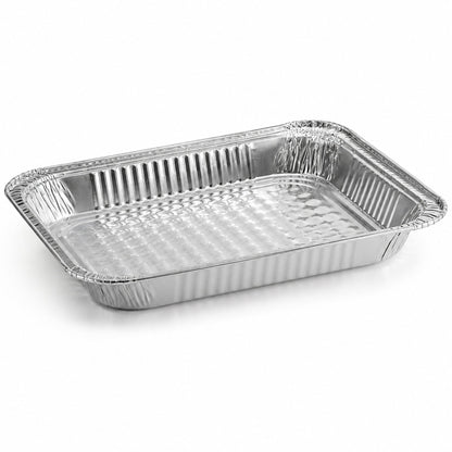 Full Size Medium Aluminum Steam Table Pan - 100/Case