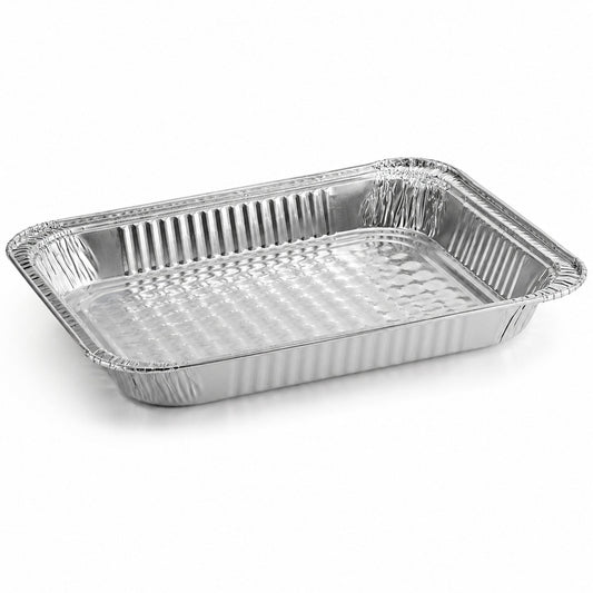 Full Size Medium Aluminum Steam Table Pan - 100/Case