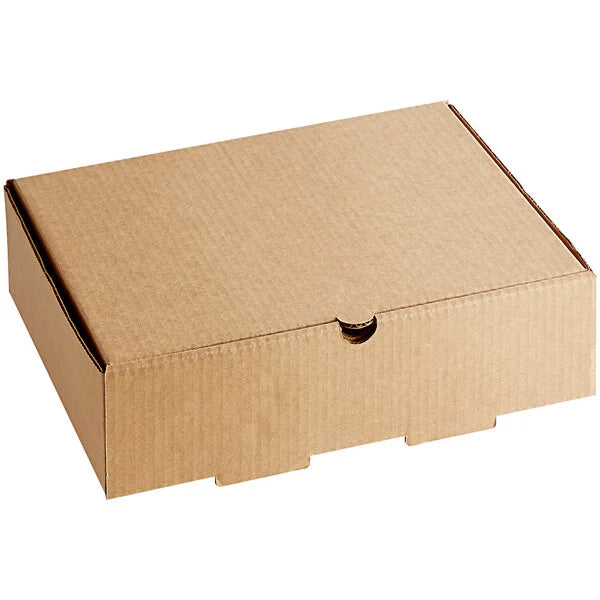 13" x 10 1/2" x 3 1/4" Half Size Corrugated Catering Box - 50/Case