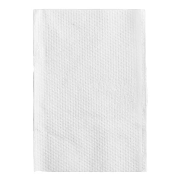 White 2-Ply Wide Interfold 6 1/4" x 4 3/8" Dispenser Napkin - 6,000/Case