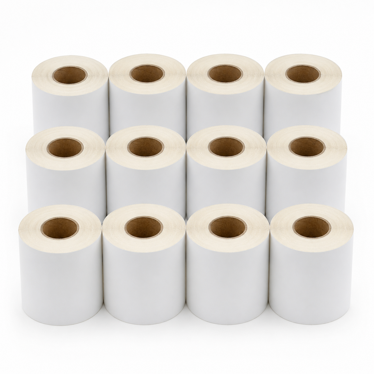 Ishida Continuous Labels - 2.50" x 1560" - White (12 Rolls/Case)