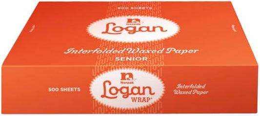 15" X 10 3/4 Logan Wax Paper JUMBO - 6,000/Case