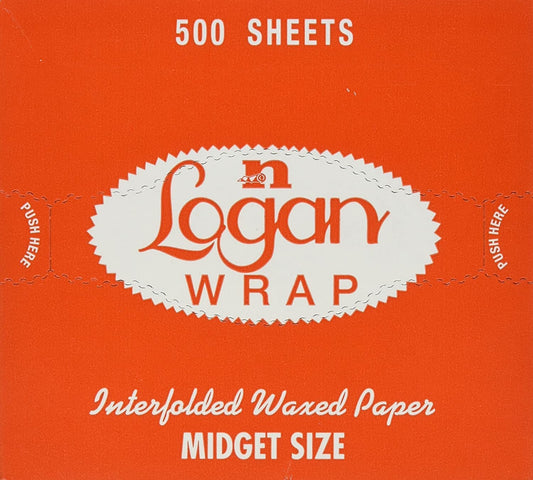 6" X 10 3/4' Logan Wax Paper Midget - 6,000/Case