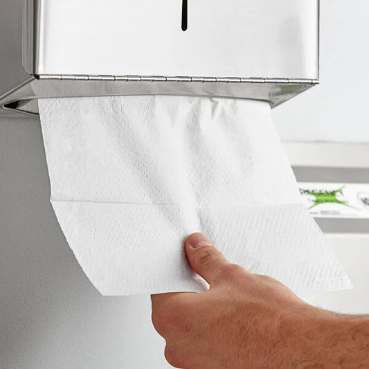 White Kraft M-Fold (Multifold) Towel - 4,000/Case