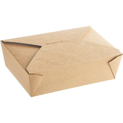Bio-Plus-Earth Kraft Microwavable Paper #3 - 7 3/4" x 5 1/2" x 2 1/2" - 200/Case