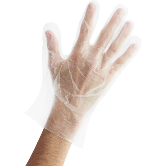 Disposable Poly Gloves - Large - 10,000/Case