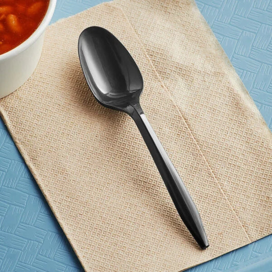 Spoon Black Medium Weight (No Wrap) - 1,000/Case