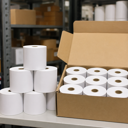 2 1/4" X 200 Feet Thermal Paper Roll - (50/Case)