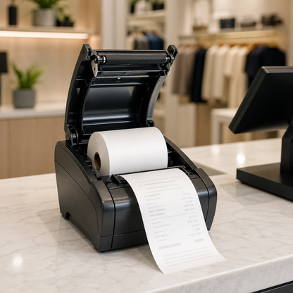 2 1/4" 50 Feet Thermal Paper Roll - (50/Case)