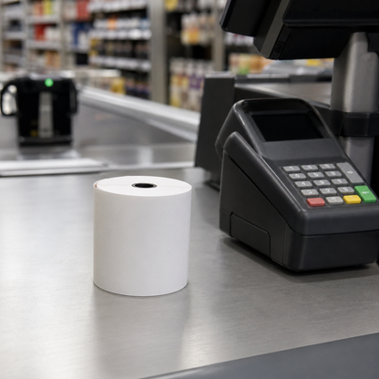 2 1/4" 50 Feet Thermal Paper Roll - (50/Case)