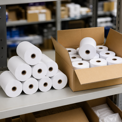 2 1/4" 50 Feet Thermal Paper Roll - (50/Case)