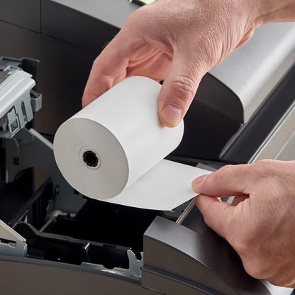 3 1/8" x 230' Thermal Paper Cash Register POS Paper Roll - 50/Case
