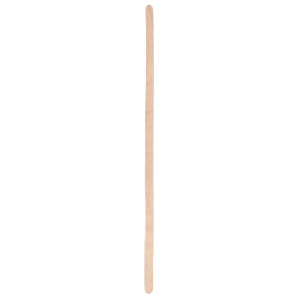 7 1/2" Eco-Friendly Wood Unwrapped Coffee Stirrer - 5,000/Case