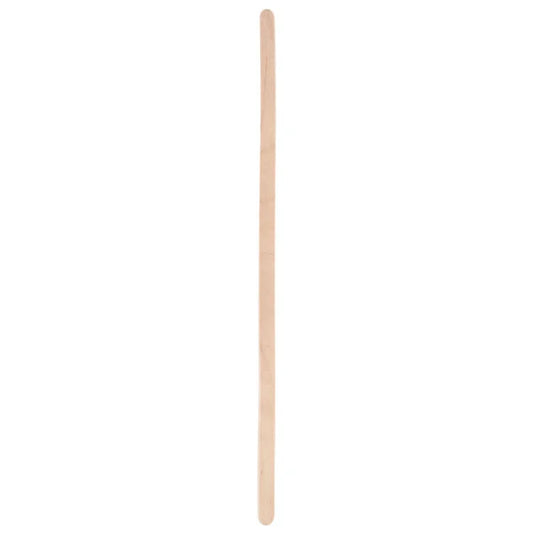7 1/2" Eco-Friendly Wood Unwrapped Coffee Stirrer - 5,000/Case